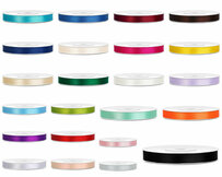 Dubbelzijdig satijn lint 1 cm breed