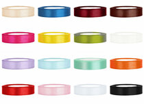 Satijn lint 1 cm breed - 100 meter