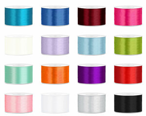 Dubbelzijdig satijn lint 38 mm breed
