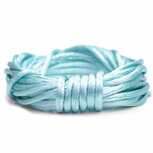 Satijn koord 1.5 mm licht blauw