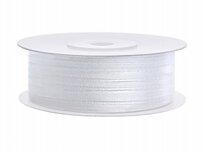 Satijn lint 3 mm wit 91 meter rol