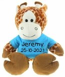 Knuffel met naam giraf