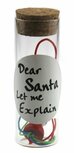 Geluksbuisje dear santa let me explain met gelukspoppetje