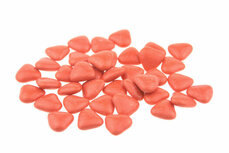 Bruidssuiker hartvormig mini rood&nbsp;