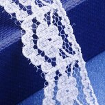 Elastisch kant wit 5 cm 5 meter