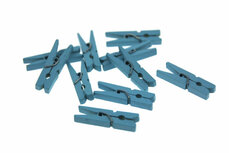 Wasknijpertjes licht blauw 3 cm