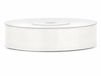 Ivoor satijn lint 1.2 cm breed