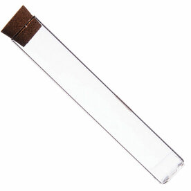 Glazen buisje 10 cm met kurk