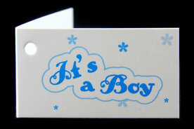 Kaartjes geboortebedankjes It's a boy