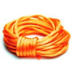 Satijn koord 1.5 mm oranje