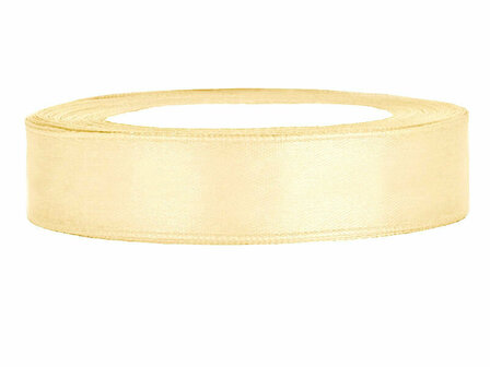 Licht goud satijn lint 2 cm breed