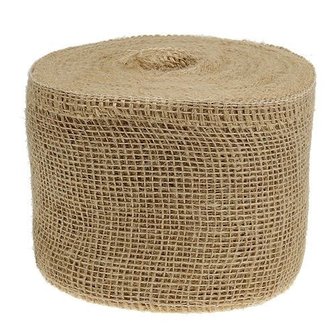 Jute lint naturel 15 cm breed