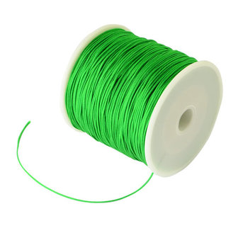 Nylonkoord 1 mm groen