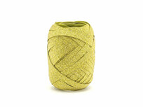 Krullint goud glitter 10 meter rol 5 mm breed Krullint goud glitter 10 meter rol 5 mm breed